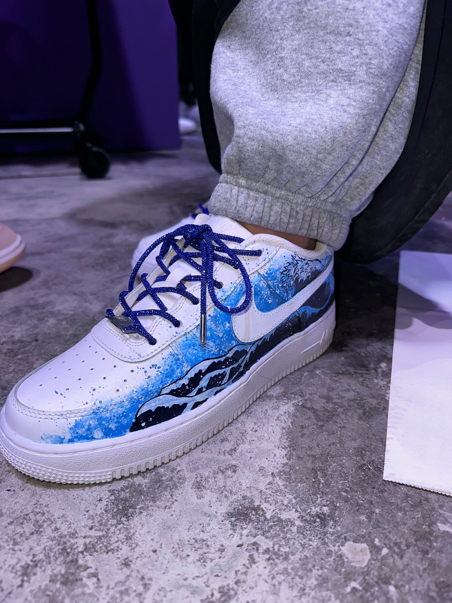 Blue Shoelaces
